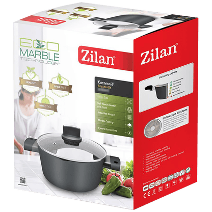 Zilan Lonac sa staklenim poklopcem, 28 cm - ZLN0867