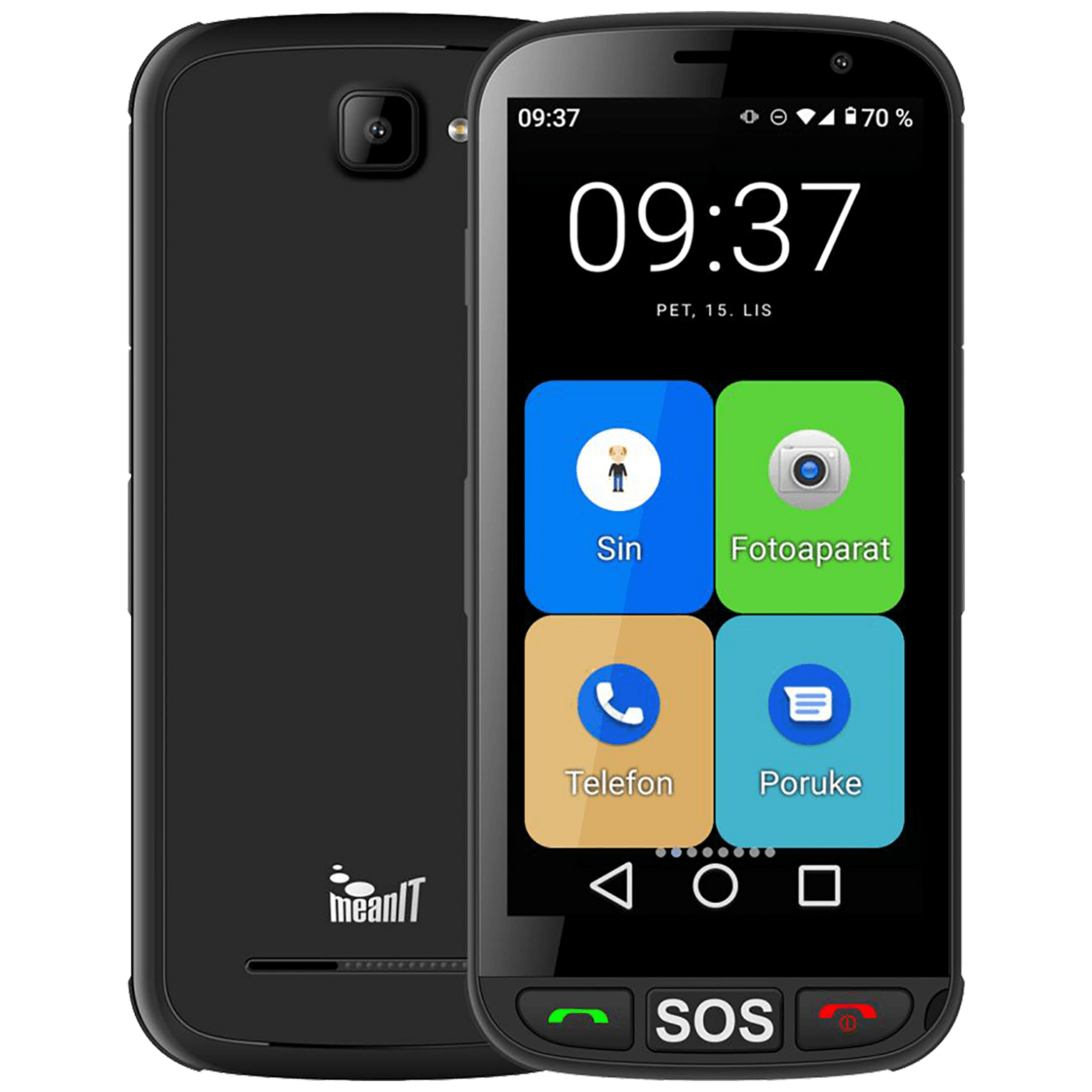 MeanIT Smartphone 5", Dual SIM, Quad Core, RAM 2GB, 2 Mpixel - Start S5