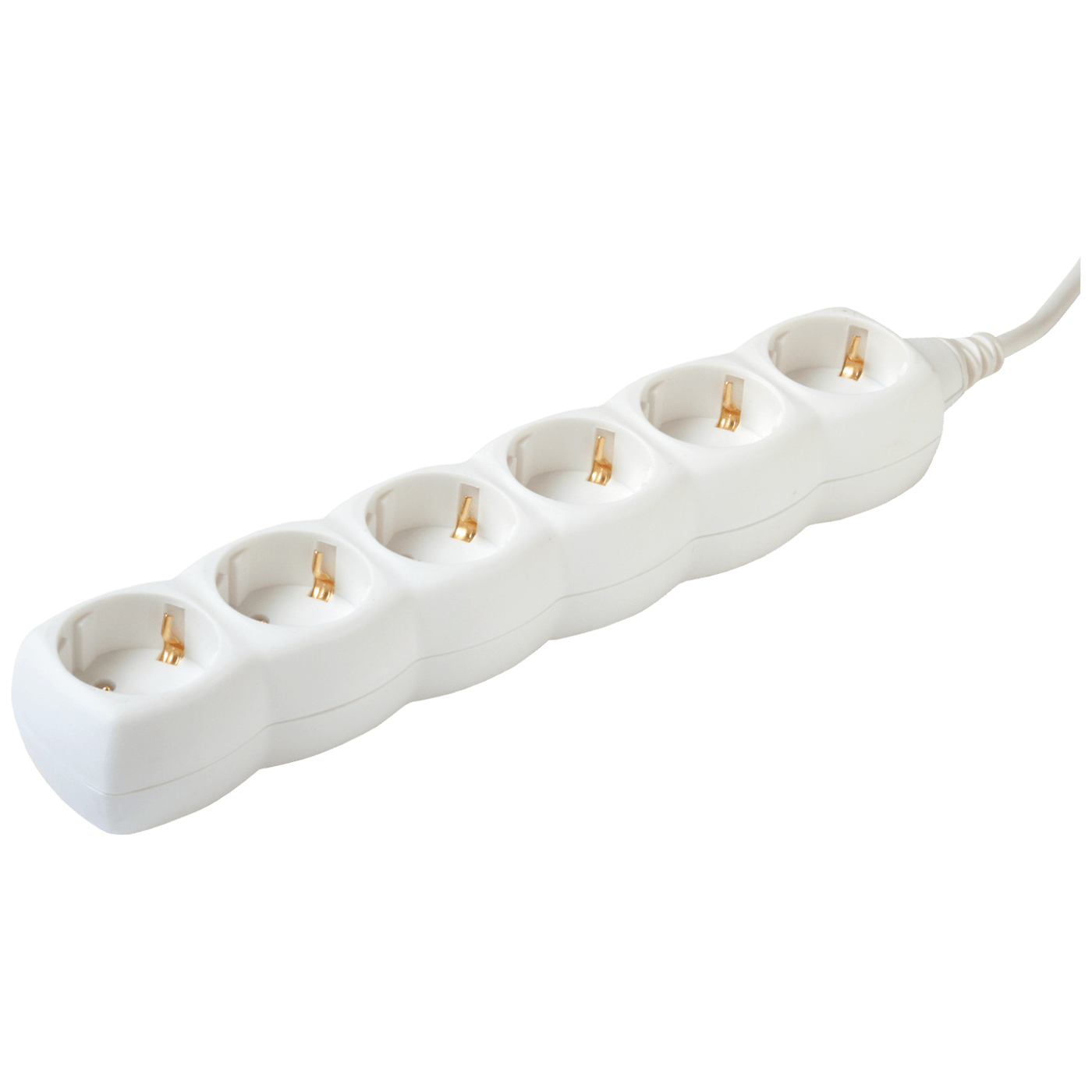 home Produžni kabl, 6 utičnice, 1.5mm², 5 met, bijeli - NV 6-5/WH/1,5