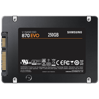 Samsung SSD Disk 2.5", kapacitet 250GB, SATA III, 870 EVO - MZ-77E250B