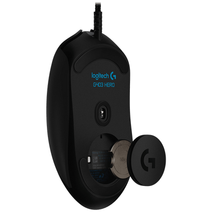 Logitech Miš, gaming, 6 tipki, USB, RGB LED - G 403 Hero