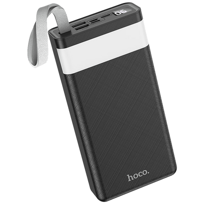 hoco. Punjač prijenosni sa lampom, Hoco j73, 30000mAh, 2A / 2A - J73 Powerful, Black