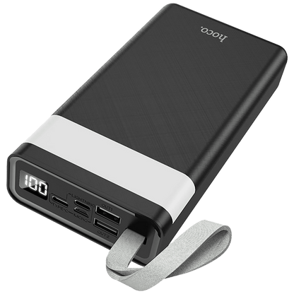 hoco. Punjač prijenosni sa lampom, Hoco j73, 30000mAh, 2A / 2A - J73 Powerful, Black