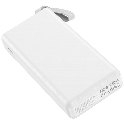 hoco. Punjač prijenosni sa lampom, Hoco j73, 30000mAh, 2A / 2A - J73 Powerful, White