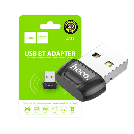 hoco. Adapter USB to Bluetooth v5.0, UA18