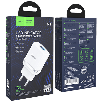 hoco. Punjač kućni za smartphone, tablete, N1, 2.4 A - N1 Ardent