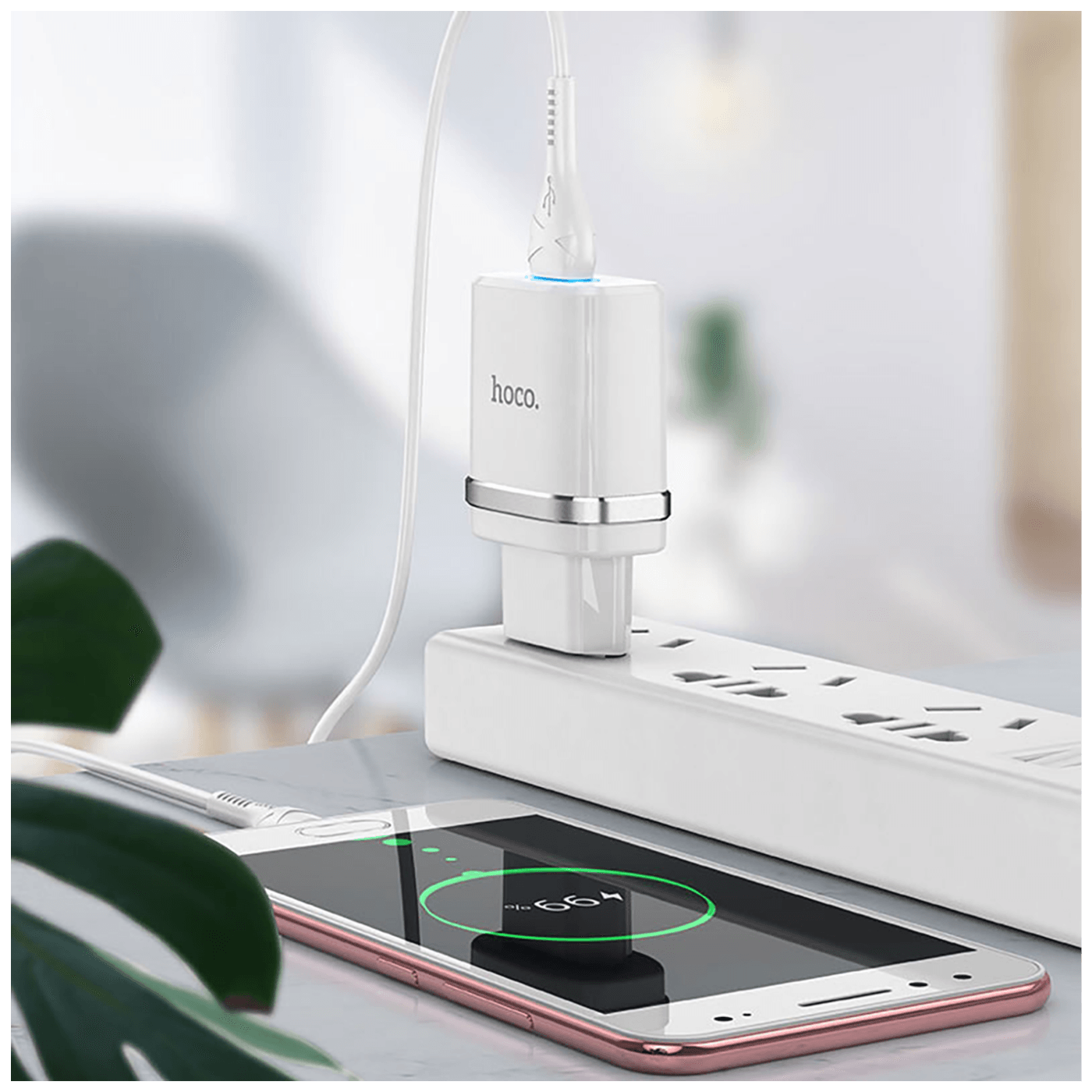 hoco. Punjač kućni sa micro USB kabelom, N1, 2.4A - N1 Ardent microUSB