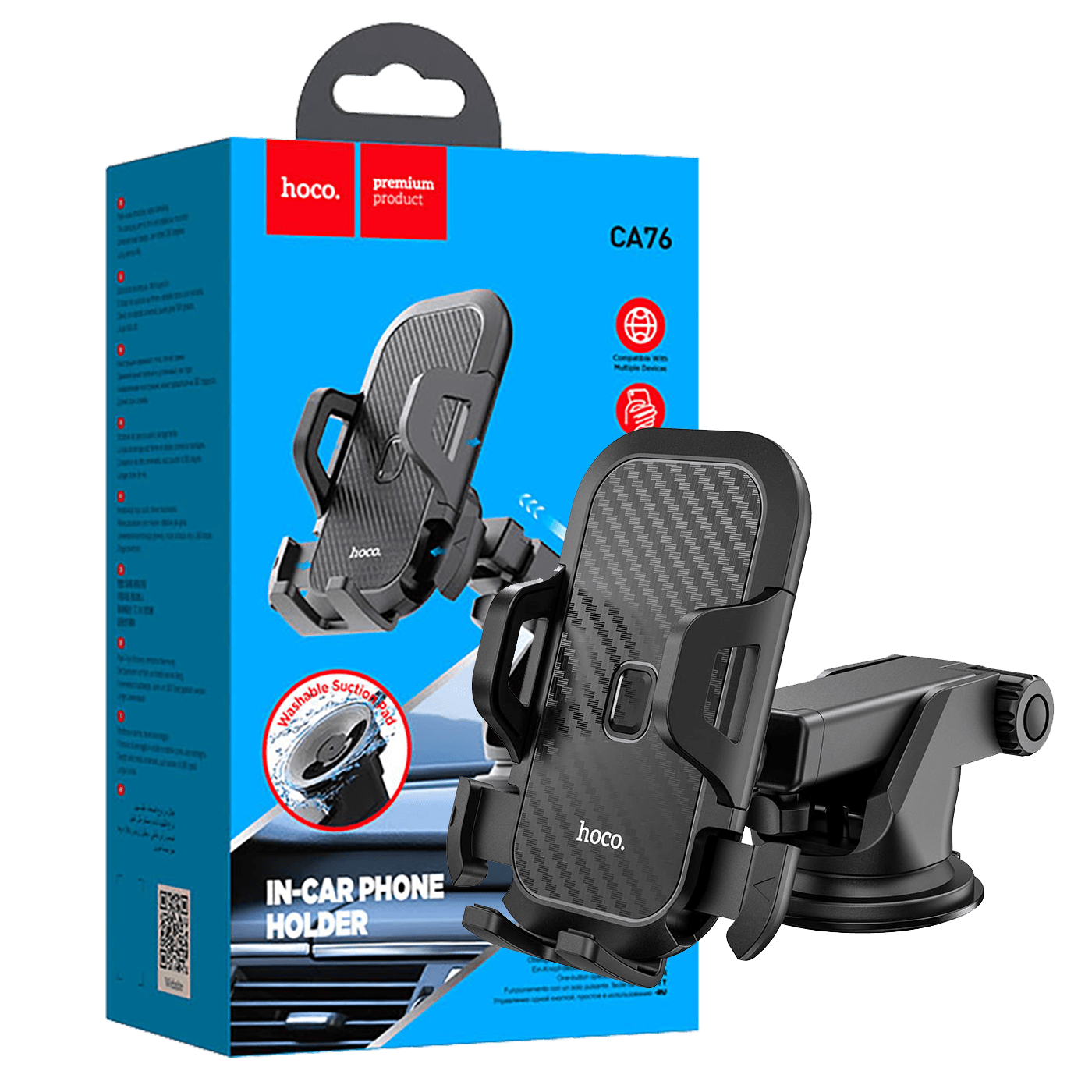 hoco. Auto držač za mobilne uređaje od 4.5 do 6.5" - CA76 Touareg