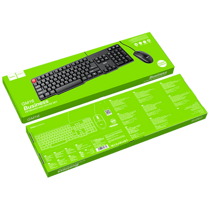 hoco. Tipkovnica + miš, Hoco GM16, set, USB
