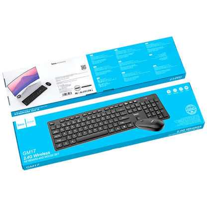 hoco. Tipkovnica + miš, Hoco GM17, bežični set