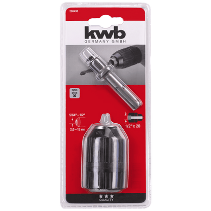 kwb Stezna glava 13mm brzostezna sa adapterom za SDS PLUS - 298490