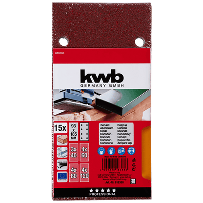 kwb Brusni papir 50/1, 93x185mm, g40-120 - 818388