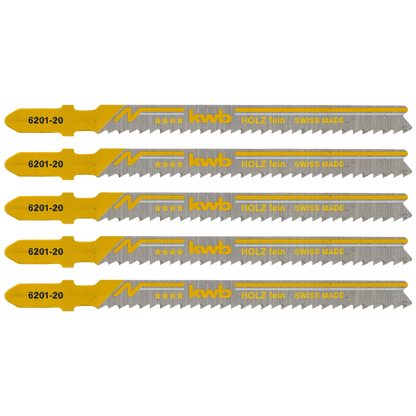 kwb Listovi za ubodnu pilu, srednji,  za tvrdo drvo, 5 kom - 620225