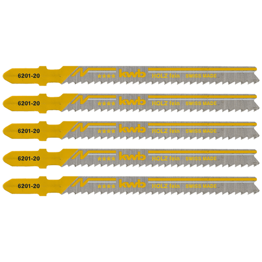 kwb Listovi za ubodnu pilu, srednji,  za tvrdo drvo, 5 kom - 620225