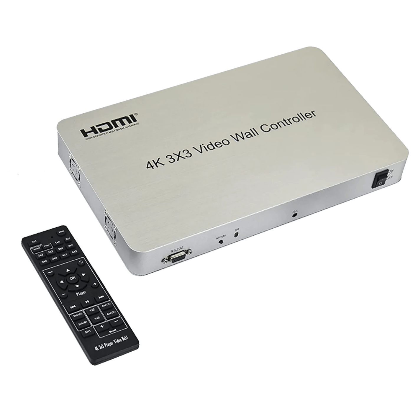 Falcom HDMI razdjelnik, video zid, 1 HDMI ulaz - 9 HDMI izlaza, 4K - HDMI 3x3 4K