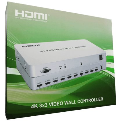 Falcom HDMI razdjelnik, video zid, 1 HDMI ulaz - 9 HDMI izlaza, 4K - HDMI 3x3 4K