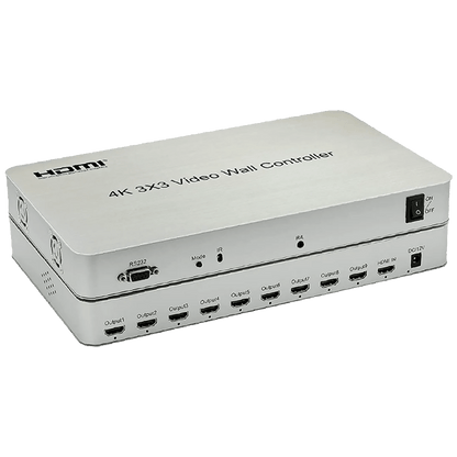 Falcom HDMI razdjelnik, video zid, 1 HDMI ulaz - 9 HDMI izlaza, 4K - HDMI 3x3 4K