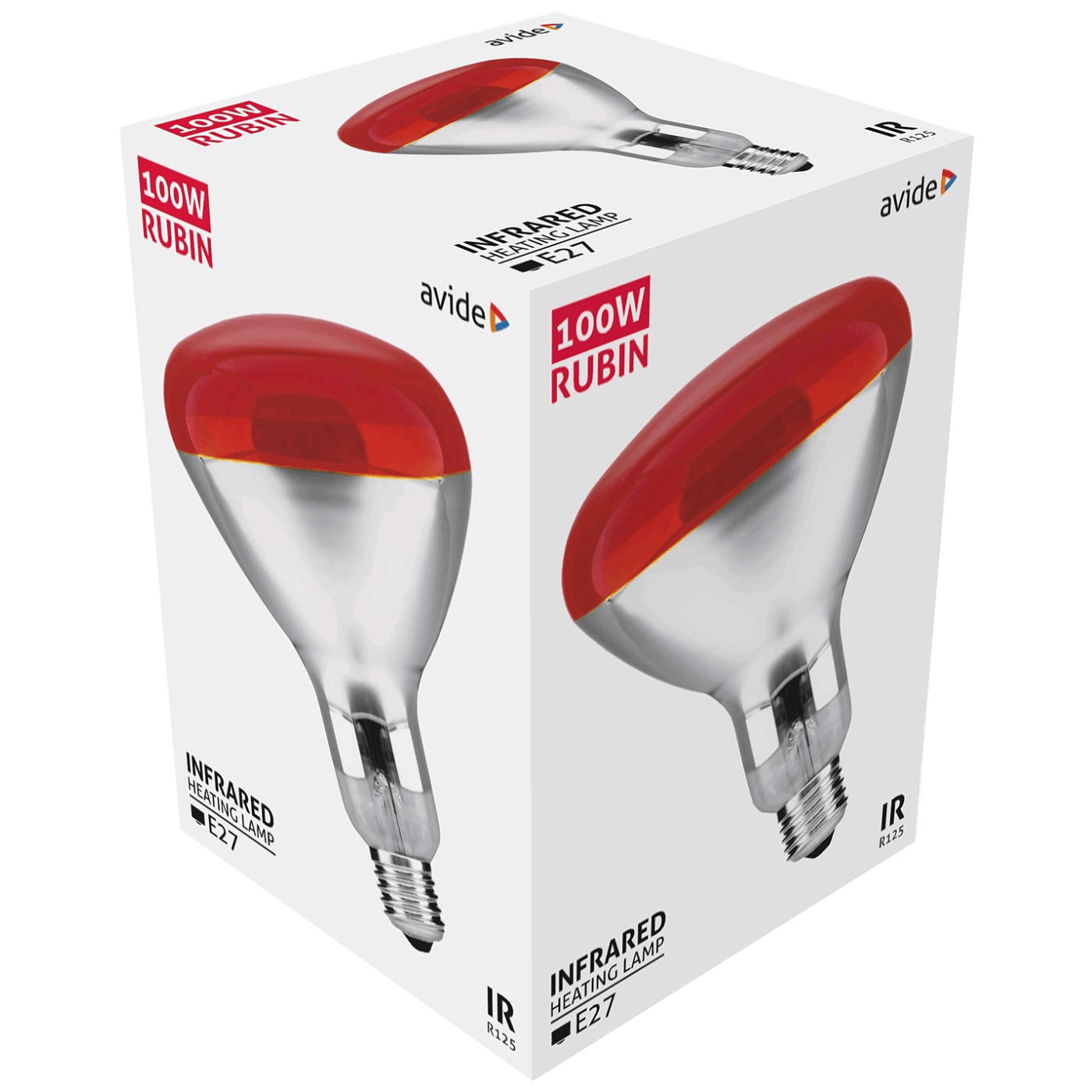 Avide Sijalica, 100W, E27, Infra Red, IP20 - ASIR27-100W-R