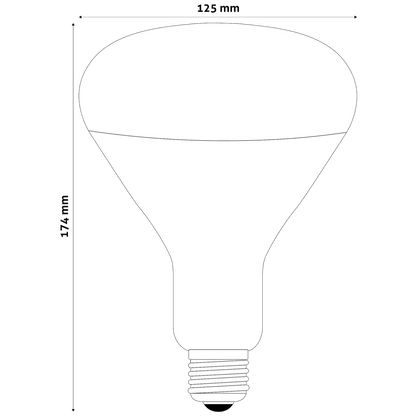 Avide Sijalica, 150W, E27, Infra Red, IP20 - ASIR27-150W-R