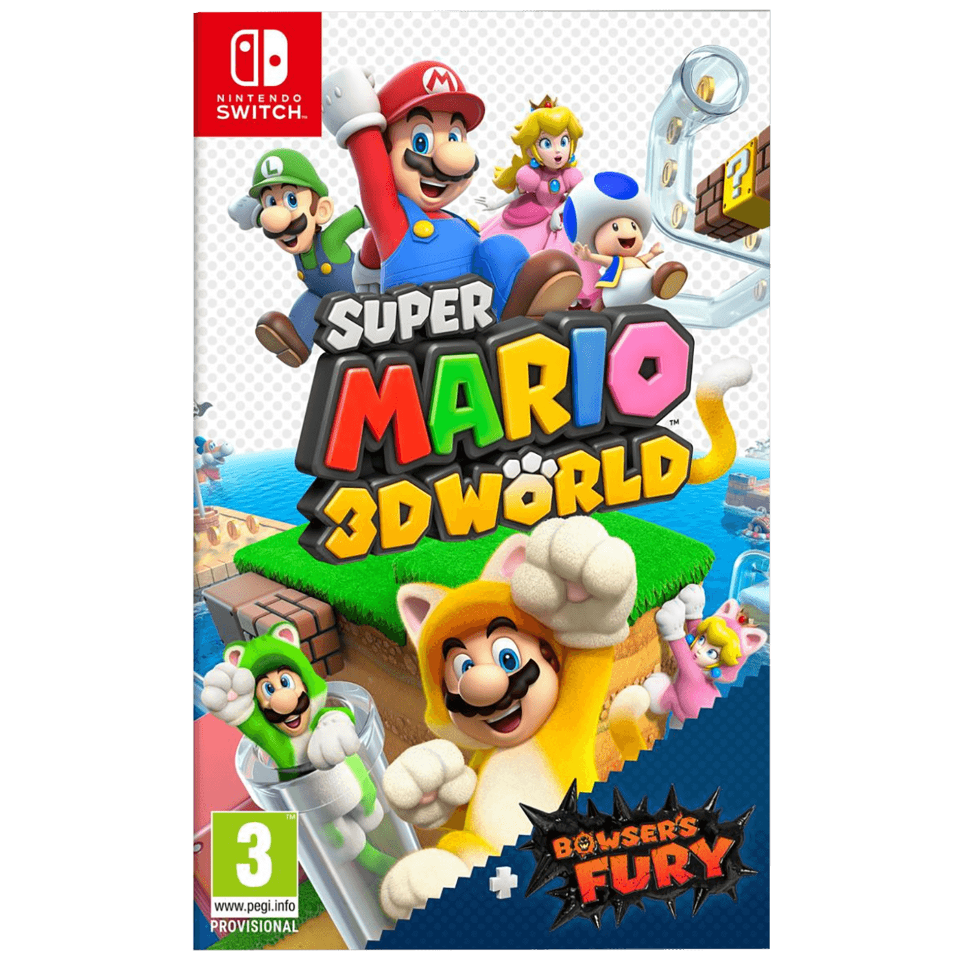 Nintendo Igra za Nintendo Switch: Mario 3D Worlds+Browser Fury - Switch Mario 3D Worlds+Browser Fury