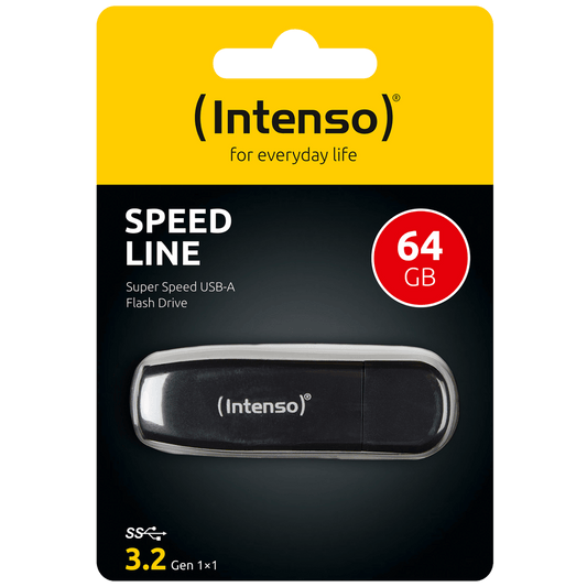 (Intenso) USB Flash drive 64GB Hi-Speed USB 3.2, SPEED Line - USB3.2-64GB/Speed Line