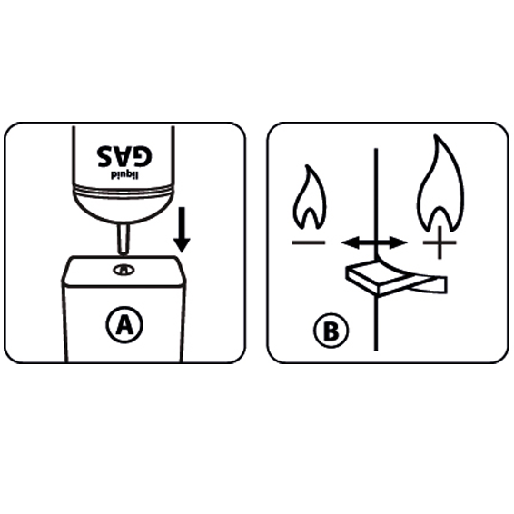 HQ Plinski upaljač punjivi, boja plava - HQ-GL10BLU