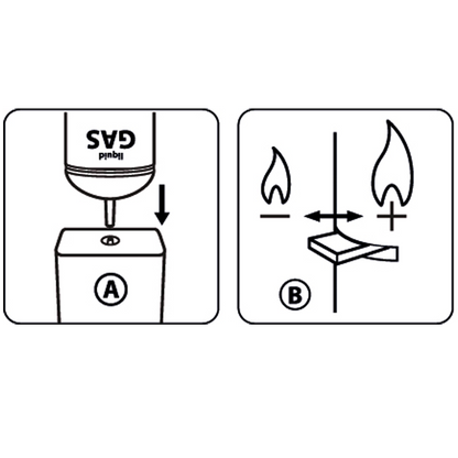 HQ Plinski upaljač punjivi, boja plava - HQ-GL10BLU