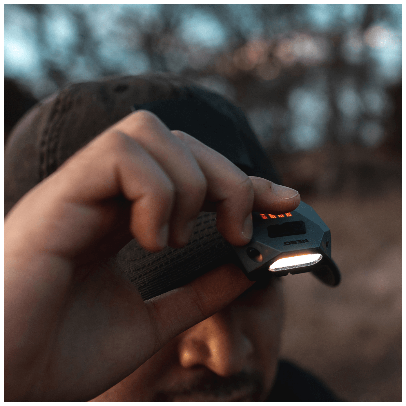 Nebo Naglavna svjetiljka, 50 lm, 500 mAh, IPX5 - NEB-HLP-0004-G