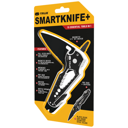 True Džepni nož na preklapanje, 15 alata, Smartknife + - TU6869