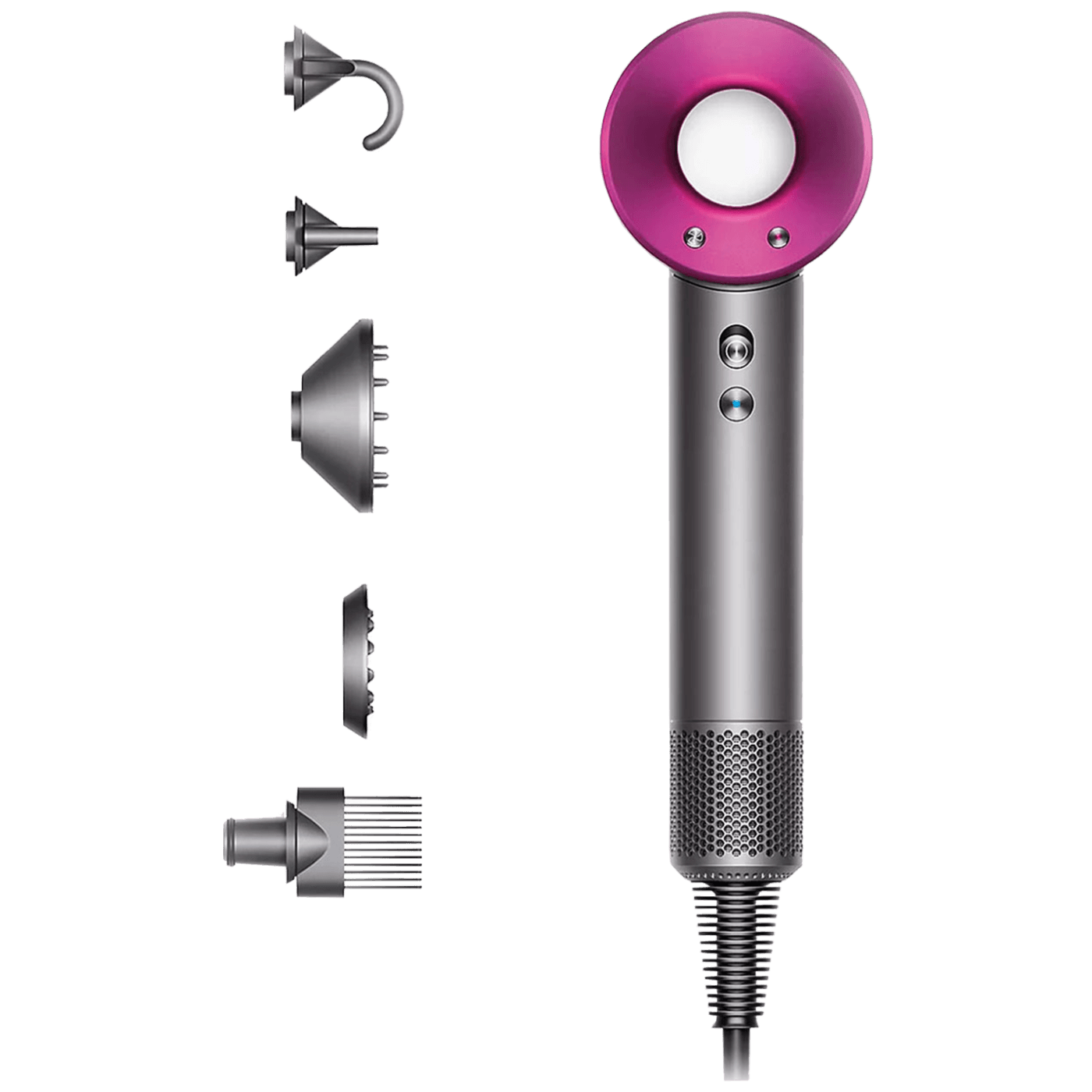 Dyson Fen za kosu, 1600W - HD07 Iron/Fuchsia