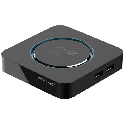 Amiko Prijemnik IPTV, Android OS, 2/16GB, 4K, 2.4/5 GHz WiFi - A9Z Blue