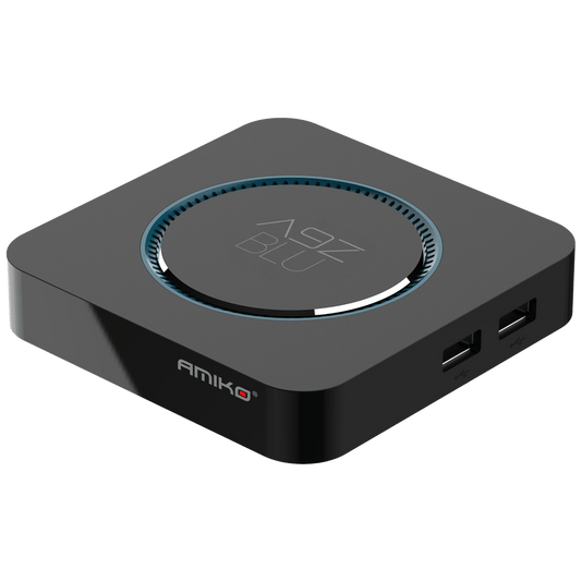 Amiko Prijemnik IPTV, Android OS, 2/16GB, 4K, 2.4/5 GHz WiFi - A9Z Blue