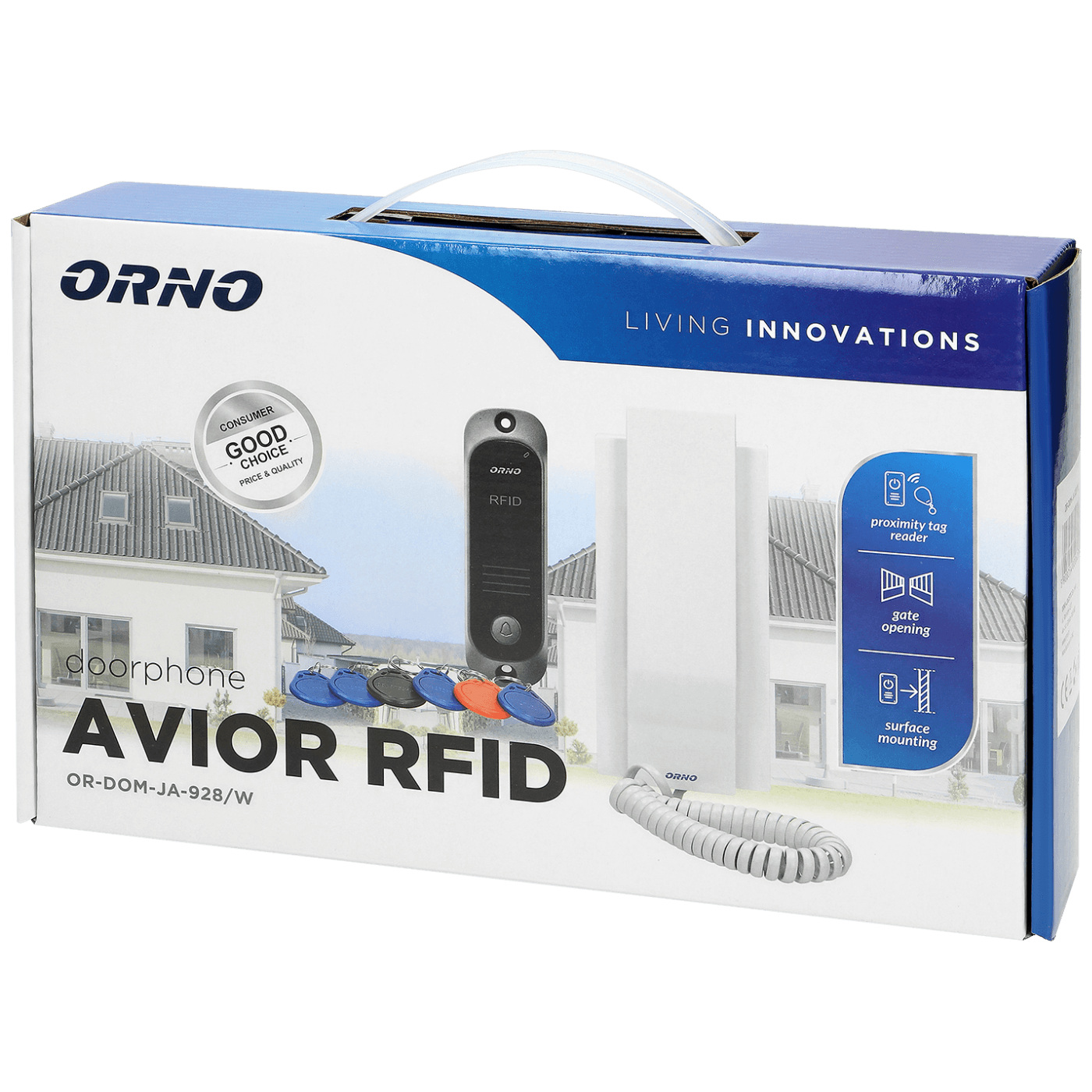 Orno Interfon, set, AVIOR, bijela - OR-DOM-JA-928/W