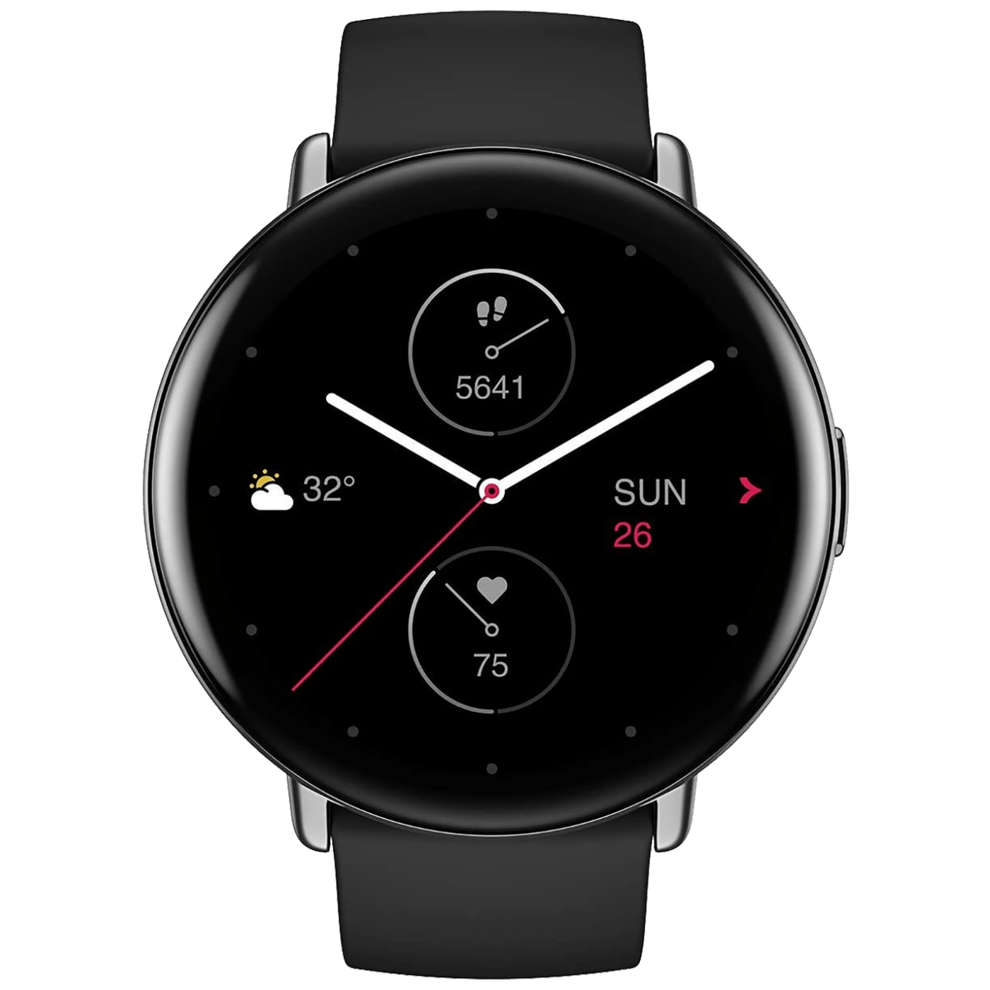 Amazfit SAT pametni, 1.28" AMOLED, vodootporan 5ATM,BT - Zepp E (round) Onyx Black