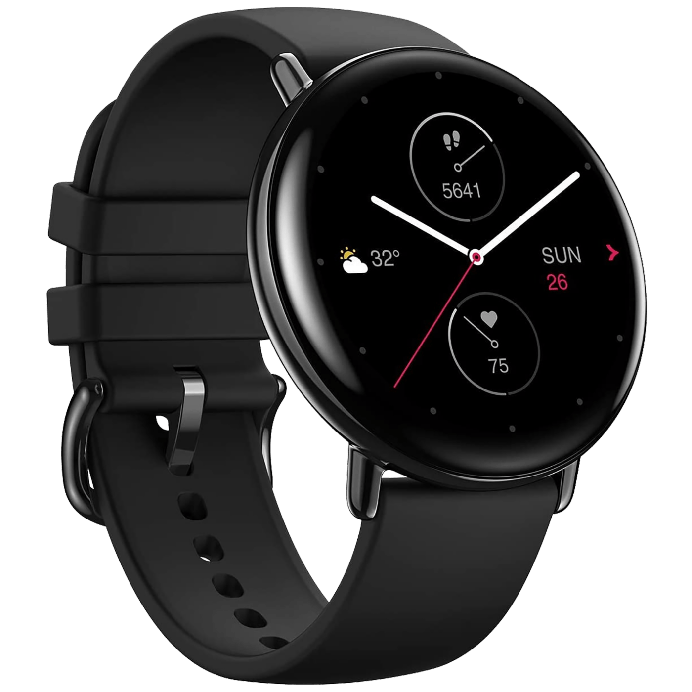 Amazfit SAT pametni, 1.28" AMOLED, vodootporan 5ATM,BT - Zepp E (round) Onyx Black