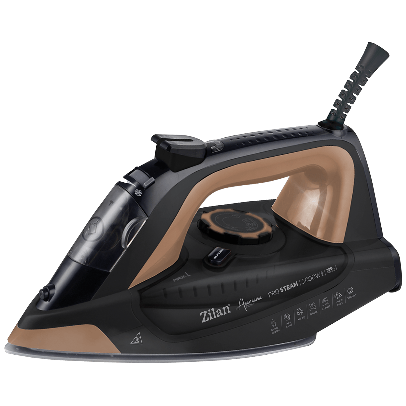 Zilan Pegla na paru, 3000W, Aurum Touch - Pro Steam Iron - ZLN4247