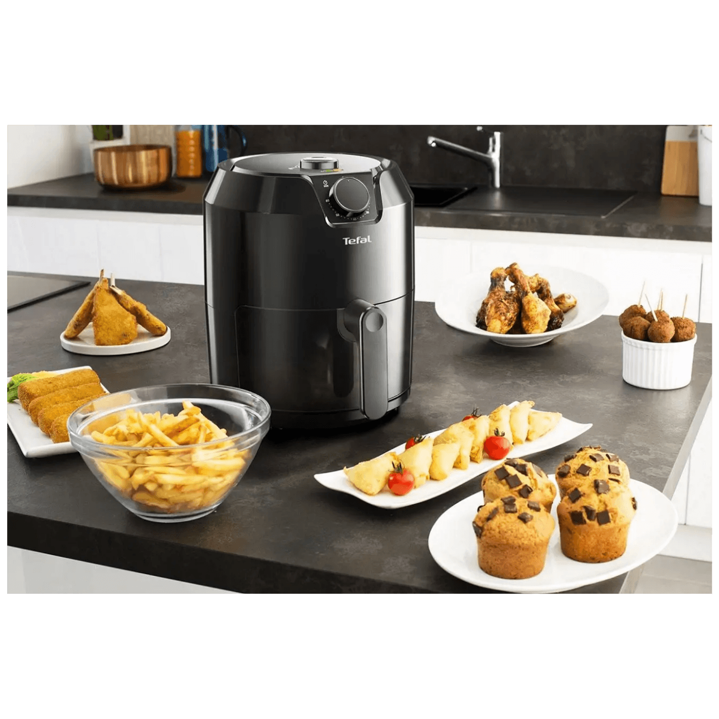 Tefal Friteza na vrući zrak, 1500W, zapremina 4.2 lit - EY201815