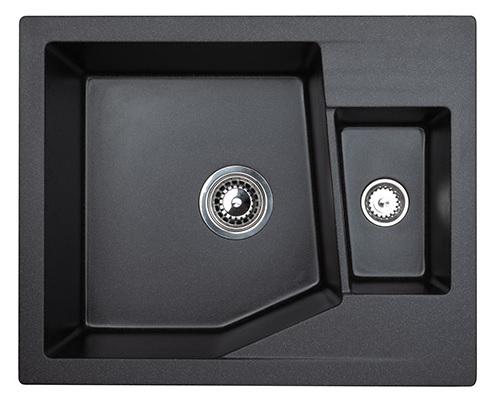 X Granit-sudoper Linea M 1.5D, crna