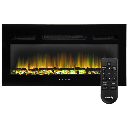 home Kamin, električni, 2000W, daljinski upravljač - FKKI 05