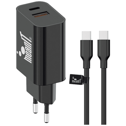 MeanIT Punjač kućni sa kabelom, brzi, za smartphone, iPhone, 20W - PUNJAČ KUĆNI ZA SMARTPHONE, BRZI