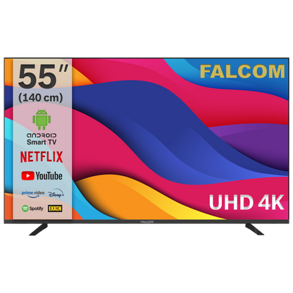 Falcom Televizor Smart LED TV 55" UHD ,Bluetooth ,WiFi, Android - TV-55LTF022SM