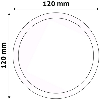 Avide Plafonjera LED, 6W, 420 lm, 4000K, IP20 - ACSMNW-R-6W-ALU