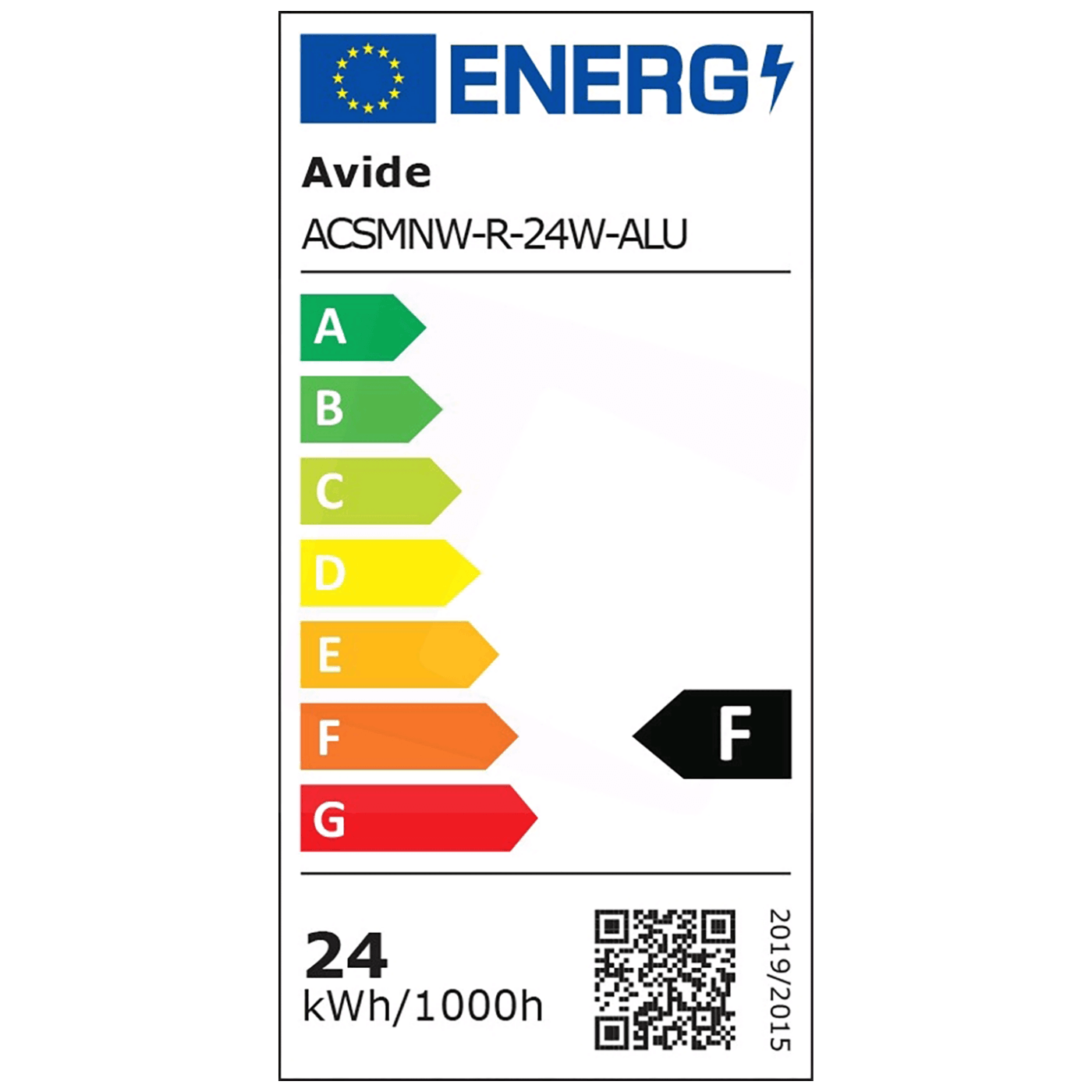 Avide Plafonjera LED, 24W, 2000 lm, 4000K, IP20 - ACSMNW-R-24W-ALU