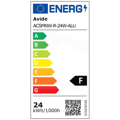 Avide Plafonjera LED, 24W, 2000 lm, 4000K, IP20 - ACSMNW-R-24W-ALU