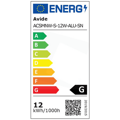 Avide Plafonjera LED, 12W, 950 lm, 4000K, IP20 - ACSMNW-S-12W-ALU-SN