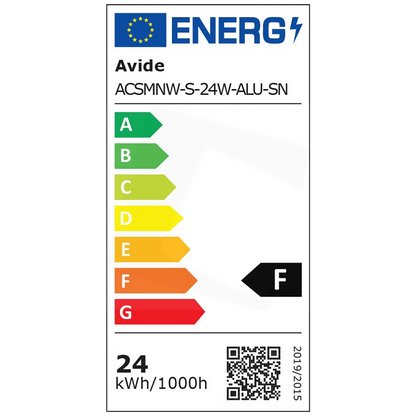 Avide Plafonjera LED, 24W, 2000 lm, 4000K, IP20 - ACSMNW-S-24W-ALU-SN