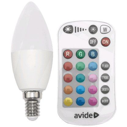 Avide Pametna sijalica, LED 4.9W, E14, RGB+W, 2700K, daljinski - Smart LED Candle 4.9W