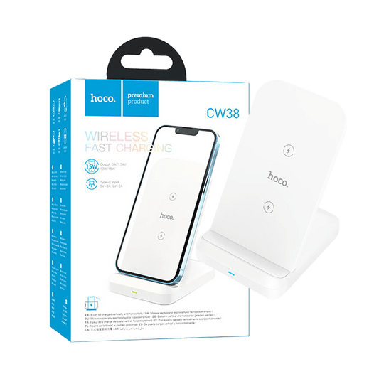 hoco. Punjač kućni, bežični, docking station, 15 W - CW38