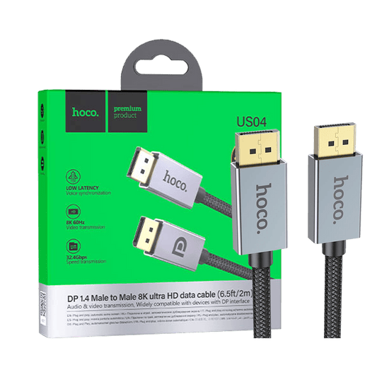 hoco. Kabl display port na display port, US04, 2 met - US04 2M