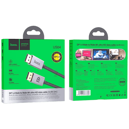 hoco. Kabl display port na display port, US04, 2 met - US04 2M